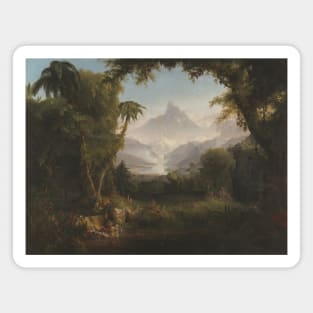 The Garden of Eden by Thomas Cole Magnet